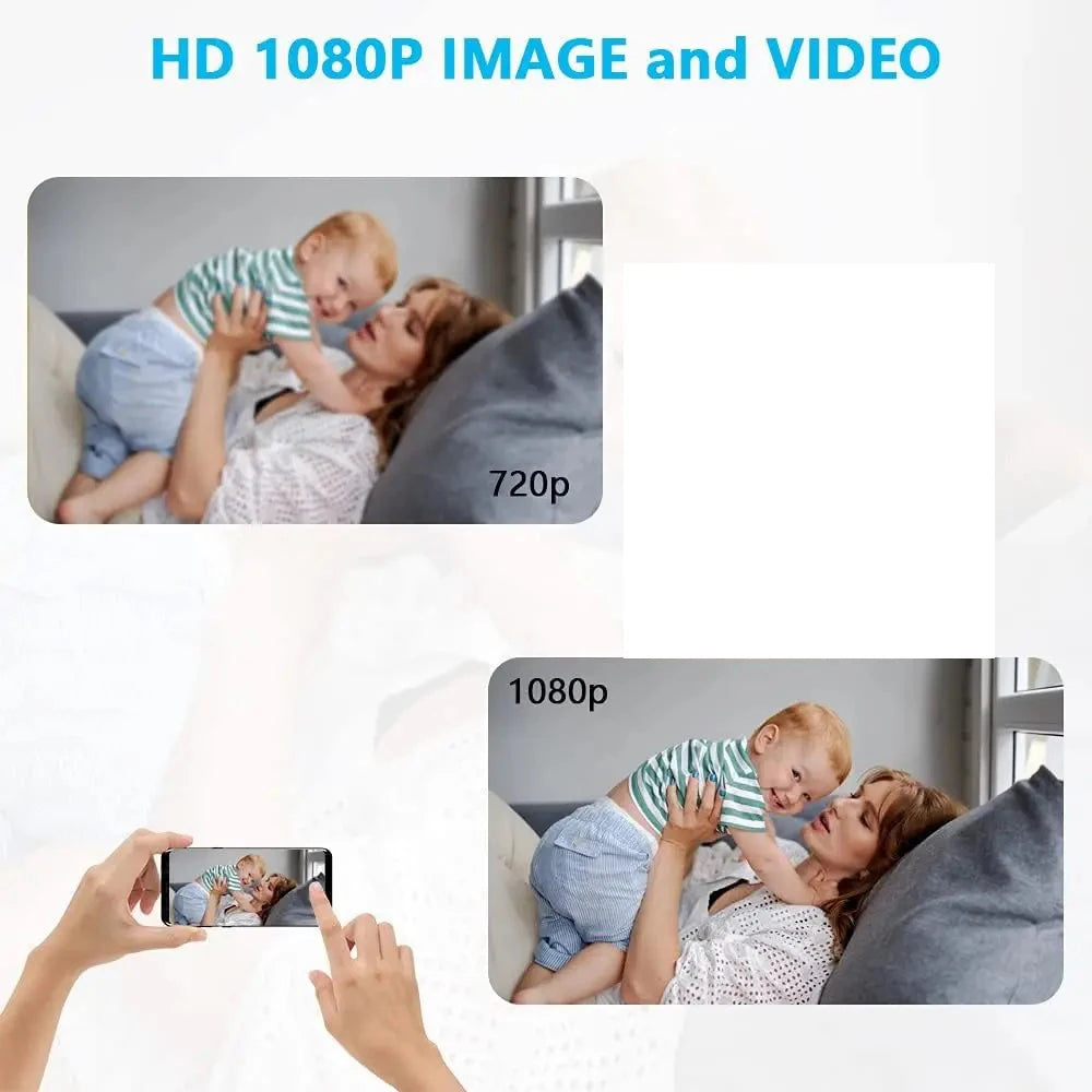 Tuya Smart Mini Camera Full HD 1080P Wireless 2.4G Wifi DIY Camera Remote Viewing Automatic Alarm Home Office Security Camera