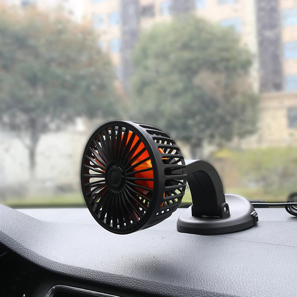 USB Car Fan 360 All-Round Adjustable Car Auto Cooler for Vehicle Home Office USB Freshener Air Conditioner Auto Ventilator