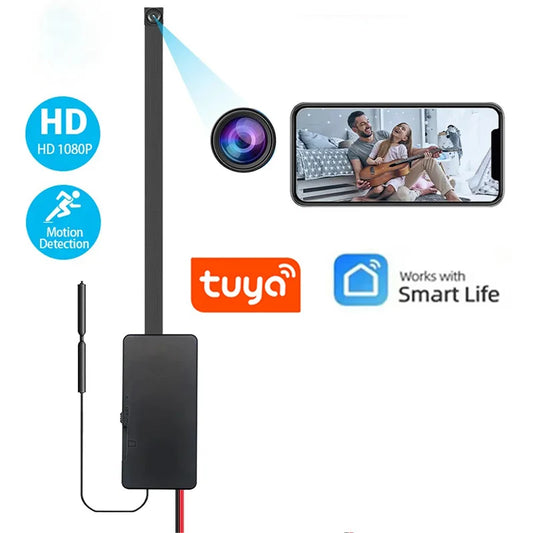 Tuya Smart Mini Camera Full HD 1080P Wireless 2.4G Wifi DIY Camera Remote Viewing Automatic Alarm Home Office Security Camera