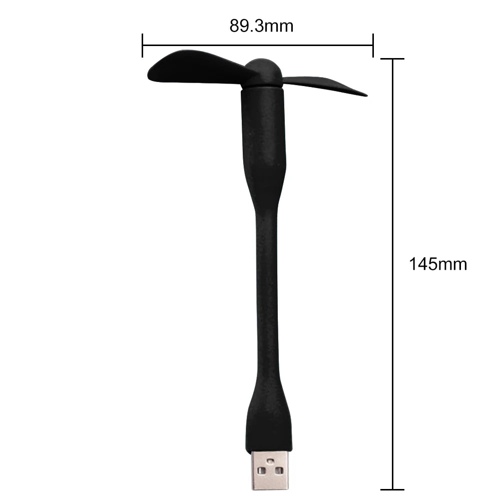 USB Car Fan 360 All-Round Adjustable Car Auto Cooler for Vehicle Home Office USB Freshener Air Conditioner Auto Ventilator